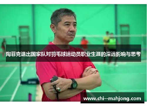 陶菲克退出国家队对羽毛球运动员职业生涯的深远影响与思考 陶菲克退出国家队对羽毛球运动员职业生涯的深远影响与思考